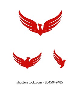 Falcon wing icon Template vector illustration design