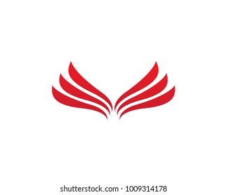 Falcon Wing Logo Template vector icon design