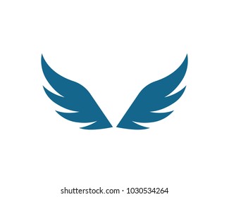 Falcon Wing Logo Template vector icon design