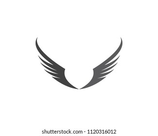 Falcon Wing Logo Template vector icon design