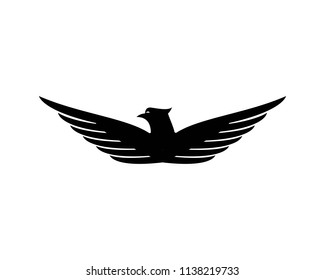 Falcon Wing Logo Template vector icon design