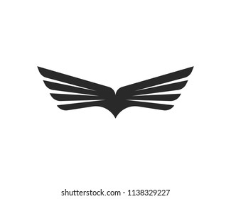 Falcon Wing Logo Template vector icon 