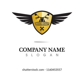 Falcon Wing Logo Template vector icon design
