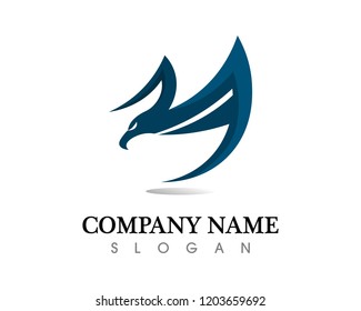 Bird Logo Icon Template Stock Vector (Royalty Free) 1242742786 ...