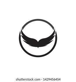 Falcon Wing Logo Template vector icon design