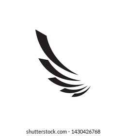 Falcon Wing Logo Template vector icon design