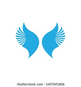 Falcon Wing Logo Template vector icon design