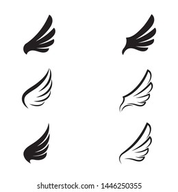 Falcon wing  Logo Template vector illustration design