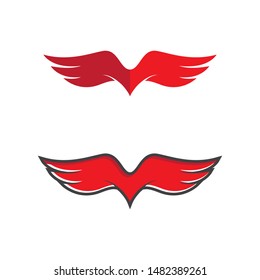 Falcon wing  Logo Template vector illustration design