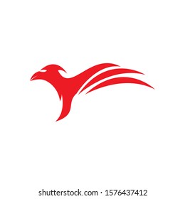 Falcon Wing Logo Template vector icon 