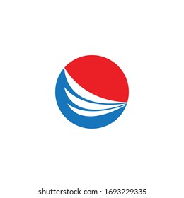 Falcon Wing Logo Template vector icon design
