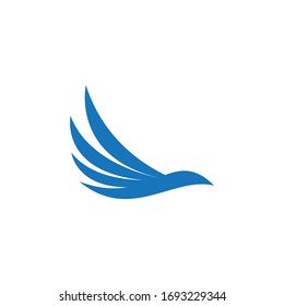 Falcon Wing Logo Template vector icon design