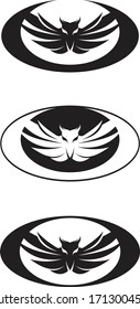 Falcon Wing Logo Template vector icon design
