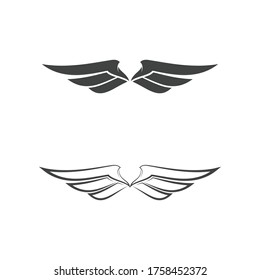 Falcon wing  Logo Template vector illustration design