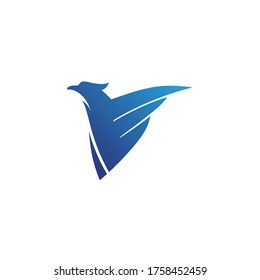 Falcon wing  Logo Template vector illustration design