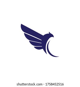 Falcon wing  Logo Template vector illustration design