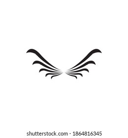 Falcon Wing Logo Template vector icon design