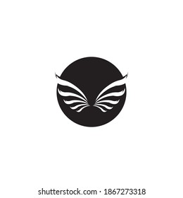 Falcon Wing Logo Template vector icon design
