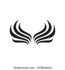 Falcon wing  Logo Template vector illustration design