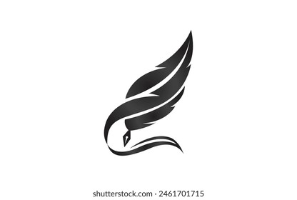 Falcon Wing Logo Plantilla Icono de Vector Diseño Vector gratis