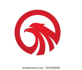 Falcon Wing Logo Template vector icon design
