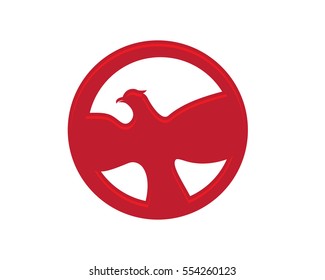 Falcon Wing Logo Template vector icon design