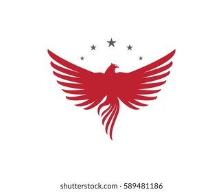 Silhouette Vector Eagle Stock Vector (Royalty Free) 1480238426