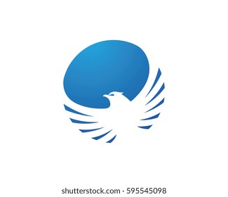 Falcon Wing Logo Template vector icon design