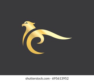 Falcon Wing Logo Template vector icon design