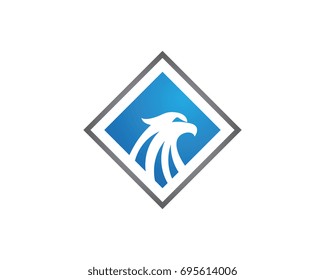 Falcon Wing Logo Template vector icon design