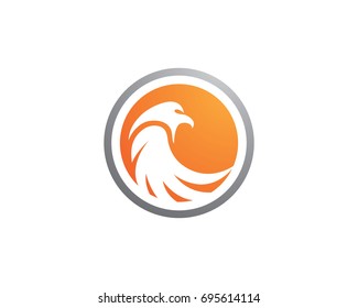 Falcon Wing Logo Template vector icon design