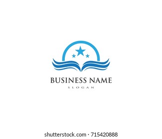 Falcon Wing Logo Template vector icon design