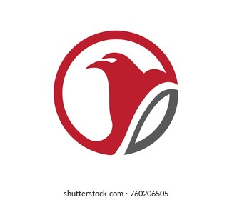 Falcon Wing Logo Template vector icon design