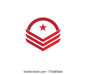 Falcon Wing Logo Template vector icon design