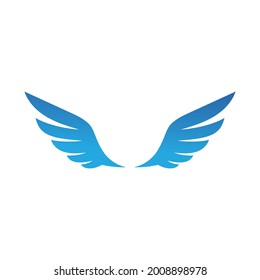 Falcon Wing Logo  vector icon design template