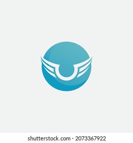 Falcon Wing Vector Logo-Symbol Vorlage
