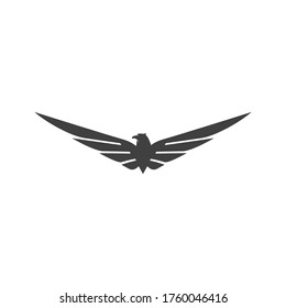 Falcon wings icon template vector illustration design