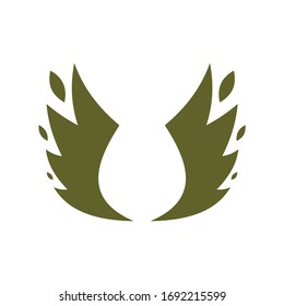 Falcon Wings Logo Design Template