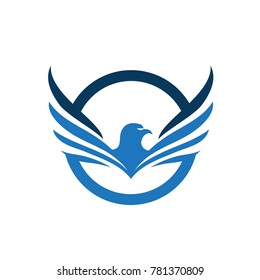 Falcon Wings Logo Template