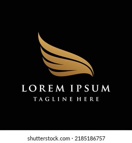 Falcon wings Logo-Design-App Premium Vektorgrafik