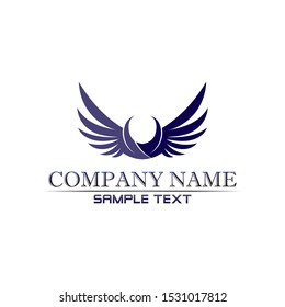 Falcon Wings Logo Template vector icon logo design
