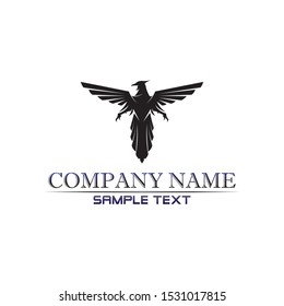 Falcon Wings Logo Template vector icon logo design