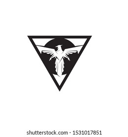 Falcon Wings Logo Template vector icon logo design