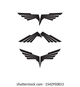 Falcon Wings Logo Template vector icon logo design