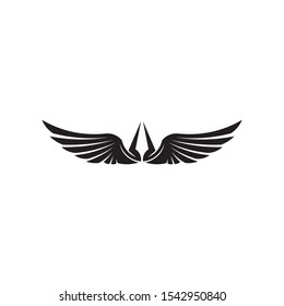 Falcon Wings Logo Template vector icon logo design