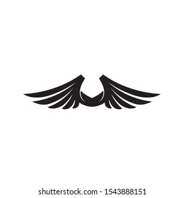 Falcon Wings Logo Template Vector Icon Stock Vector (Royalty Free ...