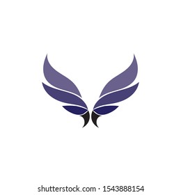 Falcon Wings Logo Template vector icon logo design