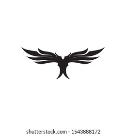 Falcon Wings Logo Template vector icon logo design