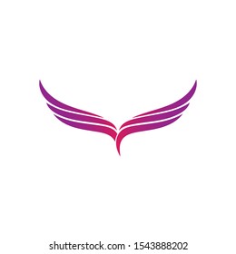 Falcon Wings Logo Template vector icon logo design