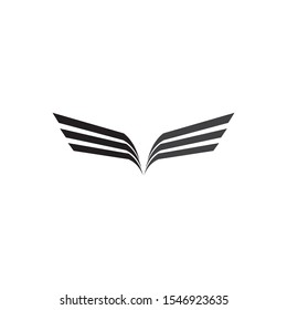 Falcon Wings Logo Template vector icon logo design